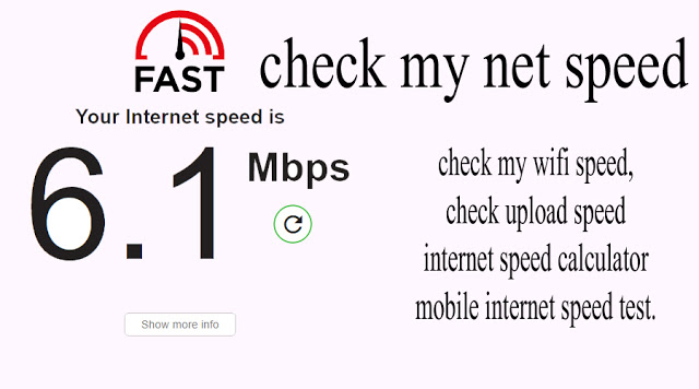 check my net speed