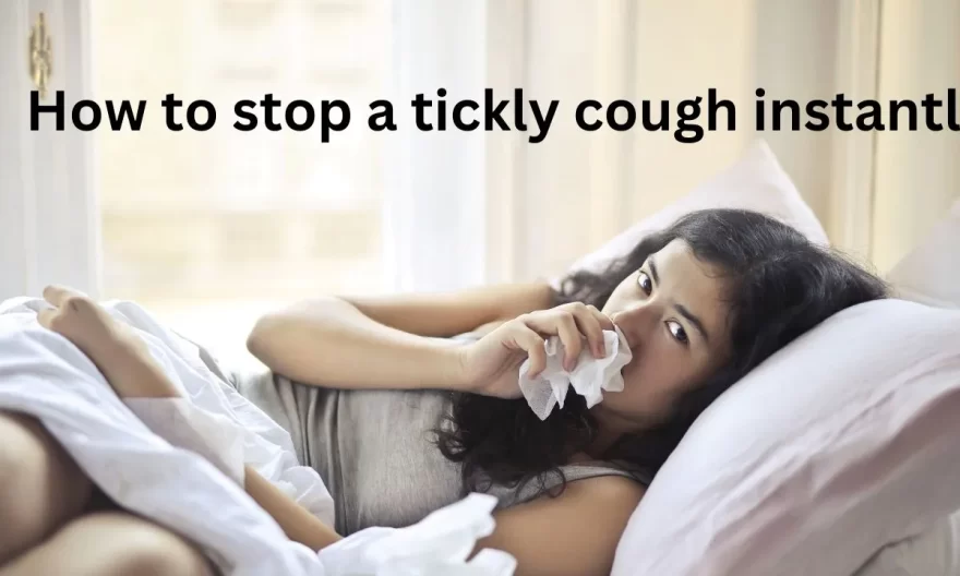 how to stop a tickly cough instantly